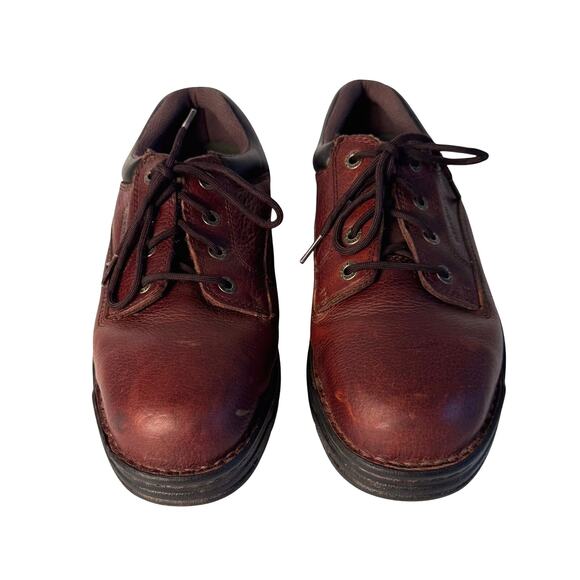 Wolverine Durashocks Shoes Mens sz 11 Brown Leather Steel Toe Work ASTM F2413-11 - Picture 2 of 8